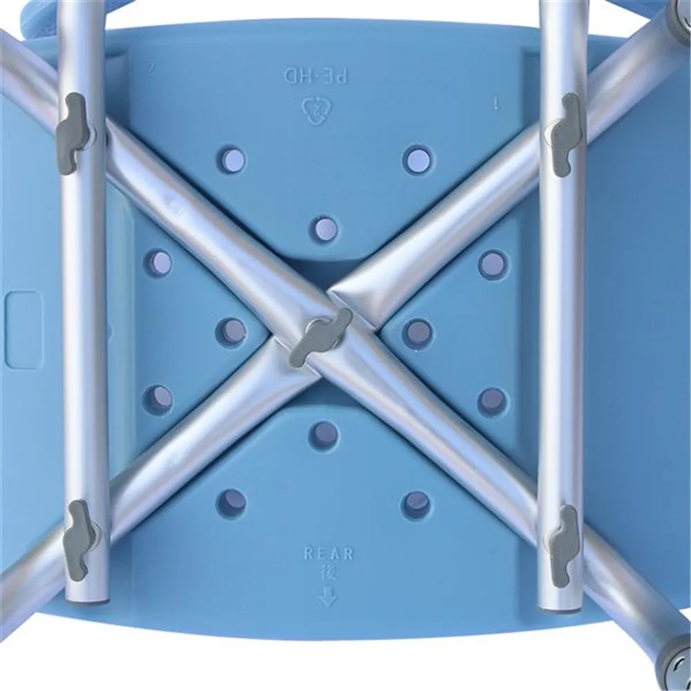 Heavy-duty Aluminum Alloy Old People Backrest Bath Chair CST-3012 Blue Old People Aimchair For Bathroom Rest Home Heavy-duty Aluminum Alloy Old People Backrest Bath Chair CST-3012 Blue Old People Aimchair For Bathroom Rest Home