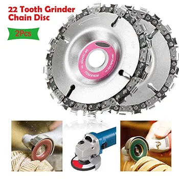Lowest Price Best Selling Grinder Chain Disc 4 Inch Wood Carving Disc For 100/115mm Angle Grinder 22 Tooth Tools
Lowest Price Best Selling Grinder Chain Disc 4 Inch Wood Carving Disc For 100/115mm Angle Grinder 22 Tooth Tools