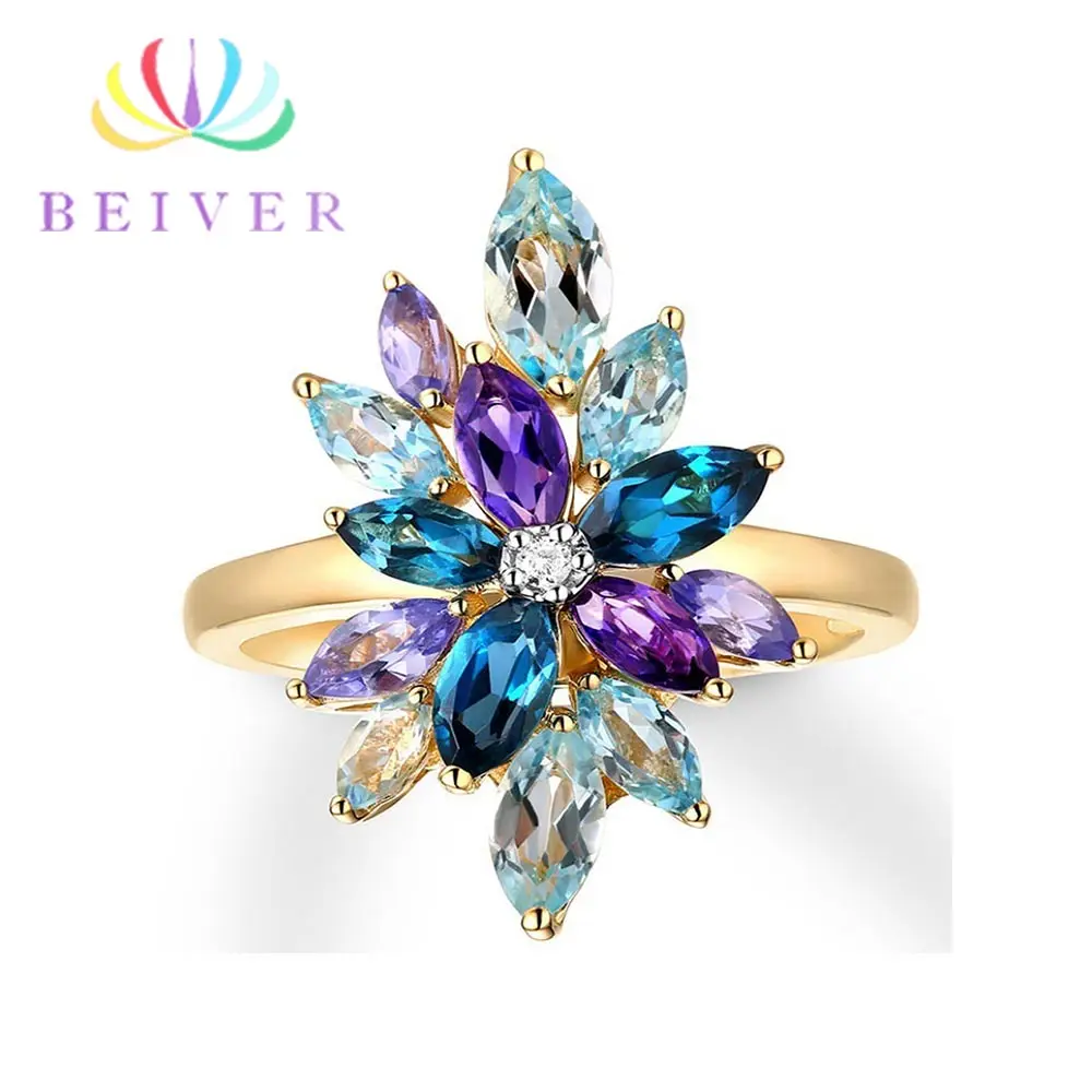 Beiver Vintage Colorful CZ Crystal Ringfor Women Size 6/7/8/9/10 Engagement Wedding Jewelry Gift Charm Female Decorations
Beiver Vintage Colorful CZ Crystal Ringfor Women Size 6/7/8/9/10 Engagement Wedding Jewelry Gift Charm Female Decorations