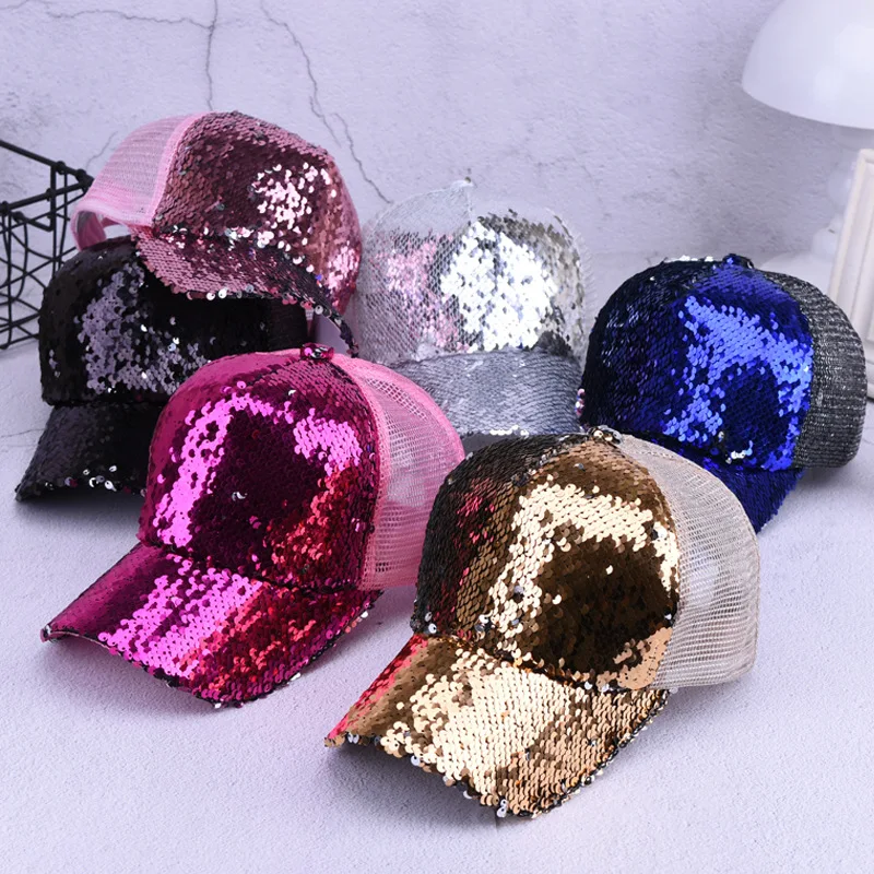 Unisex Reversible Sequin Baseball Cap Women Baseball Cap Girls Ponytail Caps Summer Sports Mesh Hats
Unisex Reversible Sequin Baseball Cap Women Baseball Cap Girls Ponytail Caps Summer Sports Mesh Hats