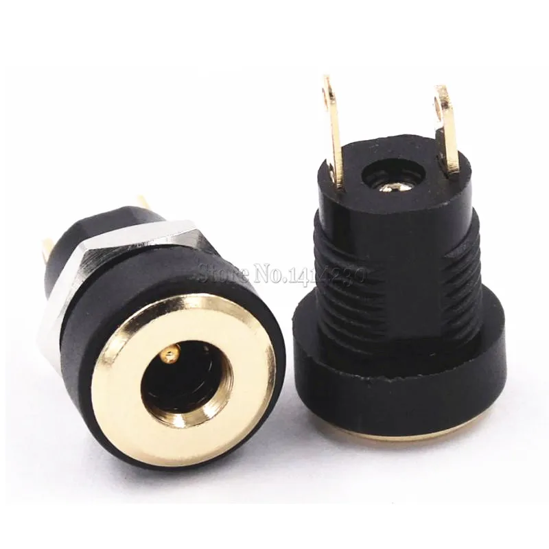10Pcs 3A 12v for DC Power Supply Jack Socket Female Panel Mount Connector 3.5mm 1.35mm Plug Adapter 2 Terminal types GOLD PLATED
10Pcs 3A 12v for DC Power Supply Jack Socket Female Panel Mount Connector 3.5mm 1.35mm Plug Adapter 2 Terminal types GOLD PLATED