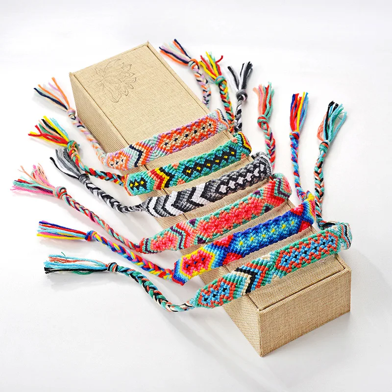 2019 Bohemian Thread Bracelet Retro Handmade Boho Multicolor String Cord Woven Braided Hippie Friendship Bracelets For Women Men
2019 Bohemian Thread Bracelet Retro Handmade Boho Multicolor String Cord Woven Braided Hippie Friendship Bracelets For Women Men