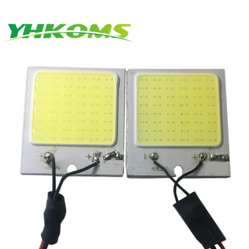 YHKOMS Ba9s гирлянда T10 Светодиодная купольная лампа 48SMD COB Светодиодная панель светильник чтения 6500K 12 В стандартная светодиодная внутренняя лампа без ошибок Canbus
YHKOMS Ba9s гирлянда T10 Светодиодная купольная лампа 48SMD COB Светодиодная панель светильник чтения 6500K 12 В стандартная светодиодная внутренняя лампа без ошибок Canbus