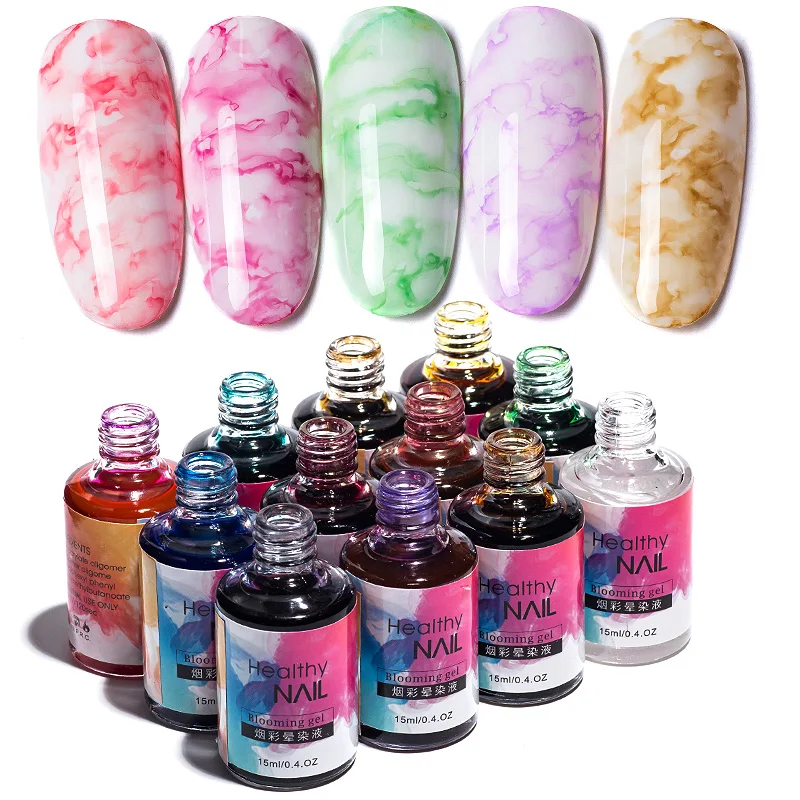 Watercolor Ink Nail Polish Blooming Gel Smoke Effect DIY Varnish Marble Smudge Gradient Manicure Beauty Tools Nail Art
Watercolor Ink Nail Polish Blooming Gel Smoke Effect DIY Varnish Marble Smudge Gradient Manicure Beauty Tools Nail Art