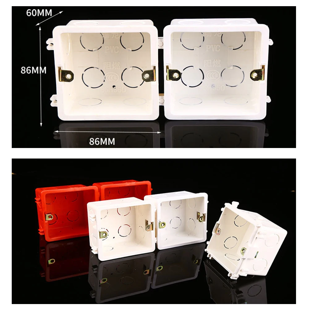 Wall Mounting Box Standard Light Touch Switch Cassette Junction Box Flame Retardant Wiring Back Box Wall Switch Concealed Bottom
Wall Mounting Box Standard Light Touch Switch Cassette Junction Box Flame Retardant Wiring Back Box Wall Switch Concealed Bottom