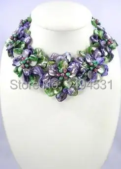 New Arriver Flower Jewelry Holiday Party Beaded Flower Necklace With Multicolor Mop Shell Freshwater Pearl Jewelry
New Arriver Flower Jewelry Holiday Party Beaded Flower Necklace With Multicolor Mop Shell Freshwater Pearl Jewelry