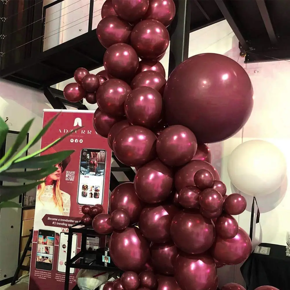 5" 10" 12" 18" Burgundy Balloons Pearl Matte Crystal Balloons Wine Red for Garland Filling Wedding Baby Shower Decorations
5" 10" 12" 18" Burgundy Balloons Pearl Matte Crystal Balloons Wine Red for Garland Filling Wedding Baby Shower Decorations