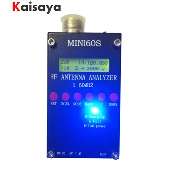 

new Bluetooth Android verison MINI60S update for MINI60 1 - 60 Mhz HF ANT SWR Antenna Analyzer Meter C4-006