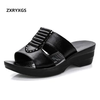 New Fashion Rhinestone Women Sandals 2020 Summer Cow Leather Shoes Women Slippers Non-slip Comfort Casual Wedges Shoes Woman
New Fashion Rhinestone Women Sandals 2020 Summer Cow Leather Shoes Women Slippers Non-slip Comfort Casual Wedges Shoes Woman