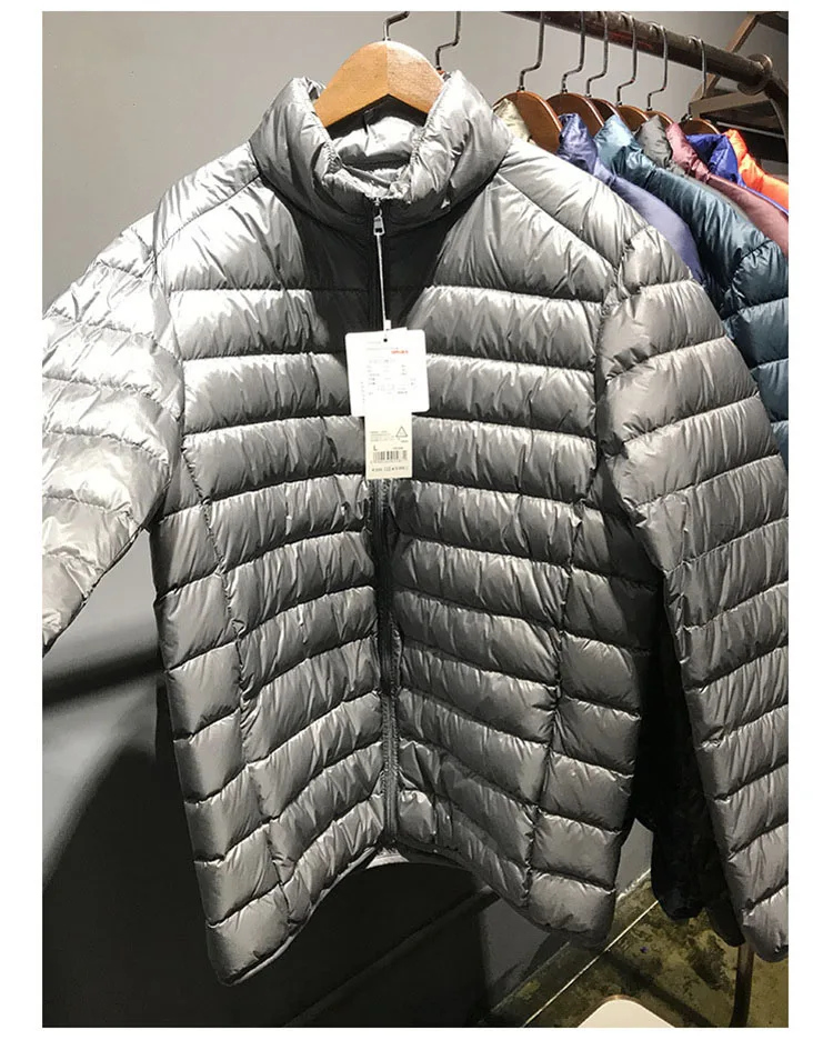 Aolamegs Winter Down Jacket Men 90 White Duck Down Coat Solid Color Ultralight Down Jackets Male Windproof Warm Parka Plus Size (19)