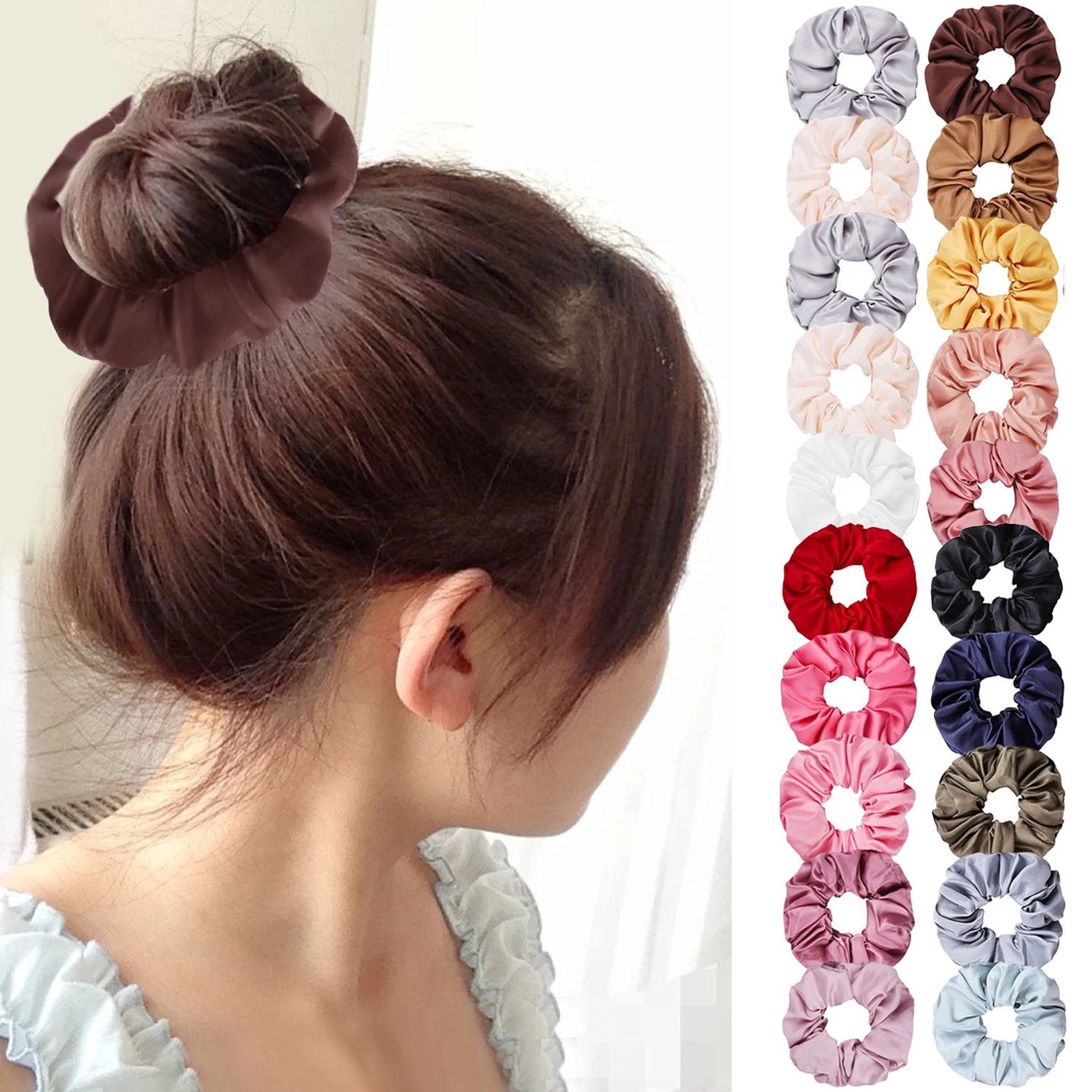 20pcs Assorted Colors Classic Elastic Velvet Ponytail Holder Scrunchy Hair Bands Ties Ropes for Women Girls
20pcs Assorted Colors Classic Elastic Velvet Ponytail Holder Scrunchy Hair Bands Ties Ropes for Women Girls