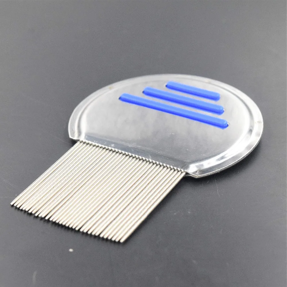 100% New 1pc Durable Stainless Steel Fine Long Tooth Head Lice Flea Nit Silver Hair Combs for Kids Pet For Head Lice Dectection
100% New 1pc Durable Stainless Steel Fine Long Tooth Head Lice Flea Nit Silver Hair Combs for Kids Pet For Head Lice Dectection