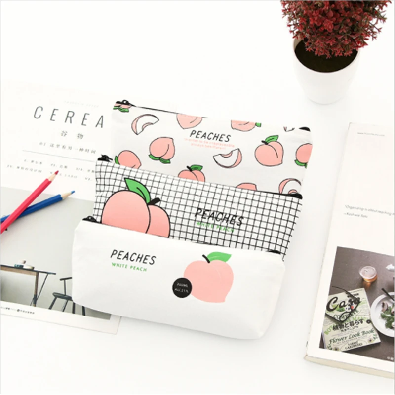 Lovely Peaches Pencil Case Kawaii Large Capacity Pencilcase School Pen Case Supplies Pencil Bag School Box Pencils Pouch
Lovely Peaches Pencil Case Kawaii Large Capacity Pencilcase School Pen Case Supplies Pencil Bag School Box Pencils Pouch