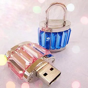 100% Real Capacity Jewelry Crystal Lock Gift USB Flash Drive Jewelry 8GB 16GB 32GB 64GB Wholesale Pendrive 64 GB Pen Drive Stick
100% Real Capacity Jewelry Crystal Lock Gift USB Flash Drive Jewelry 8GB 16GB 32GB 64GB Wholesale Pendrive 64 GB Pen Drive Stick