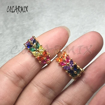 6 Pcs Rainbow zircon crystal rings jewelry gift for lady simple style jewelry rings Wholesale jewelry rings 5623
6 Pcs Rainbow zircon crystal rings jewelry gift for lady simple style jewelry rings Wholesale jewelry rings 5623