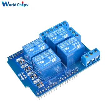 4 Channel 5V Relay Swtich Expansion Drive Board LED indicator Relay Shield V2.0 Development Board Module for Arduino UNO R3 One
4 Channel 5V Relay Swtich Expansion Drive Board LED indicator Relay Shield V2.0 Development Board Module for Arduino UNO R3 One