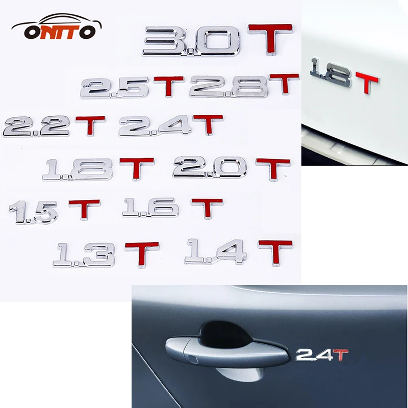 1pcs 2.0T 3.0T 2.5T 2.8T 2.2T 2.4T 1.8T Chromium Styling Turbo Engine Metal Emblem Sticker Emissions Letter Number Stickers
1pcs 2.0T 3.0T 2.5T 2.8T 2.2T 2.4T 1.8T Chromium Styling Turbo Engine Metal Emblem Sticker Emissions Letter Number Stickers