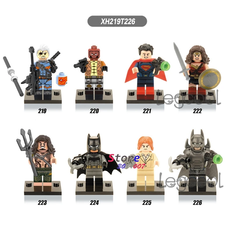 1PCS model building blocks superhero Red Hood Superman Wonder Woman Aquaman Batman Lex Luthor diy toys for children gift
1PCS model building blocks superhero Red Hood Superman Wonder Woman Aquaman Batman Lex Luthor diy toys for children gift