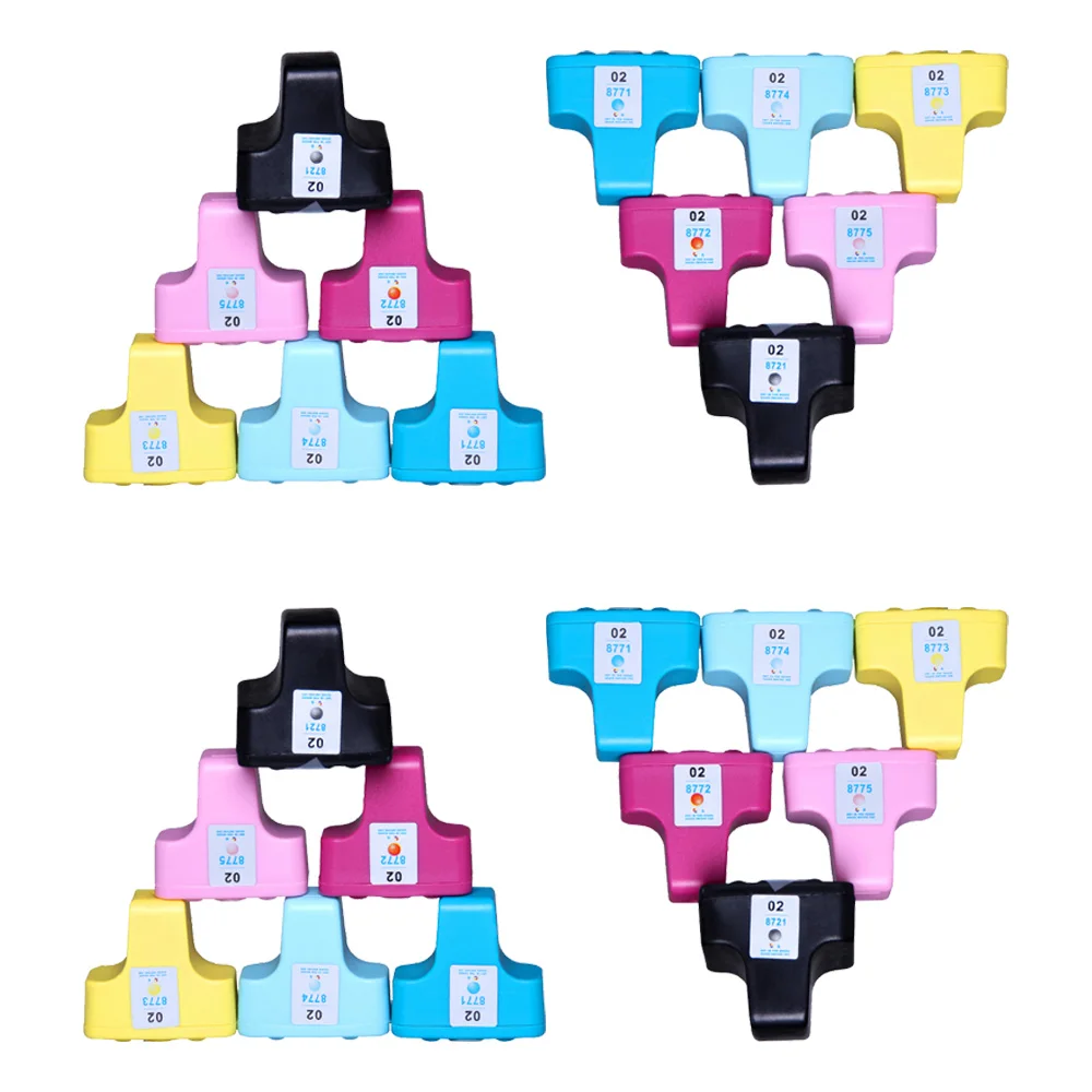 24 Pk Compatible ink Cartridges for HP02 C8721W C8771W C8772W C8773W C8774W C8775W
24 Pk Compatible ink Cartridges for HP02 C8721W C8771W C8772W C8773W C8774W C8775W