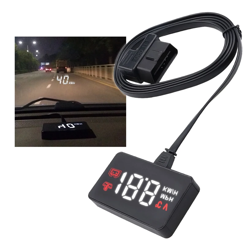 kebidumei Car HUD Head Up Display car OBD2 II EUOBD Overspeed Warning System Projector Windshield Auto Electronic Voltage Alarm
kebidumei Car HUD Head Up Display car OBD2 II EUOBD Overspeed Warning System Projector Windshield Auto Electronic Voltage Alarm