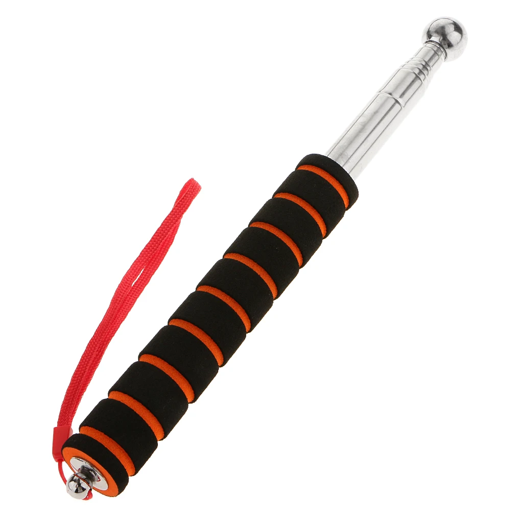 Portable Extendable Durable 1.3M Portable Telescopic Handheld Flag Pole with Windsock