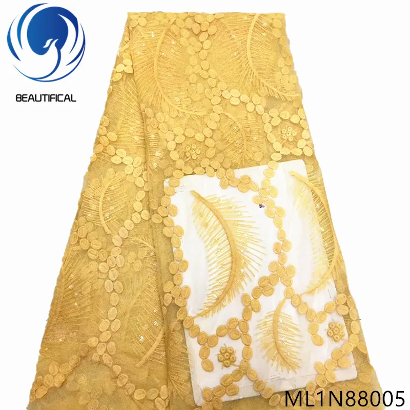 Beautifical Nigerian lace fabrics Latest feather design net lace embroidery fabric with sequins for clothes 5yards/lot ML1N880
Beautifical Nigerian lace fabrics Latest feather design net lace embroidery fabric with sequins for clothes 5yards/lot ML1N880