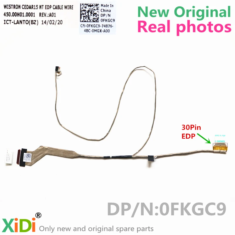 LCD Video Cable For DELL 3542 3541 3543 3549 3546 TOUCH 0H1RV6 450.00H06.0011