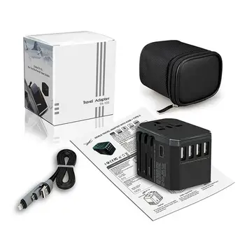Type-C Universal World Travel Power Adapter Wall Charger Conversion Socket with US UK EU AU Plugs r15
Type-C Universal World Travel Power Adapter Wall Charger Conversion Socket with US UK EU AU Plugs r15
