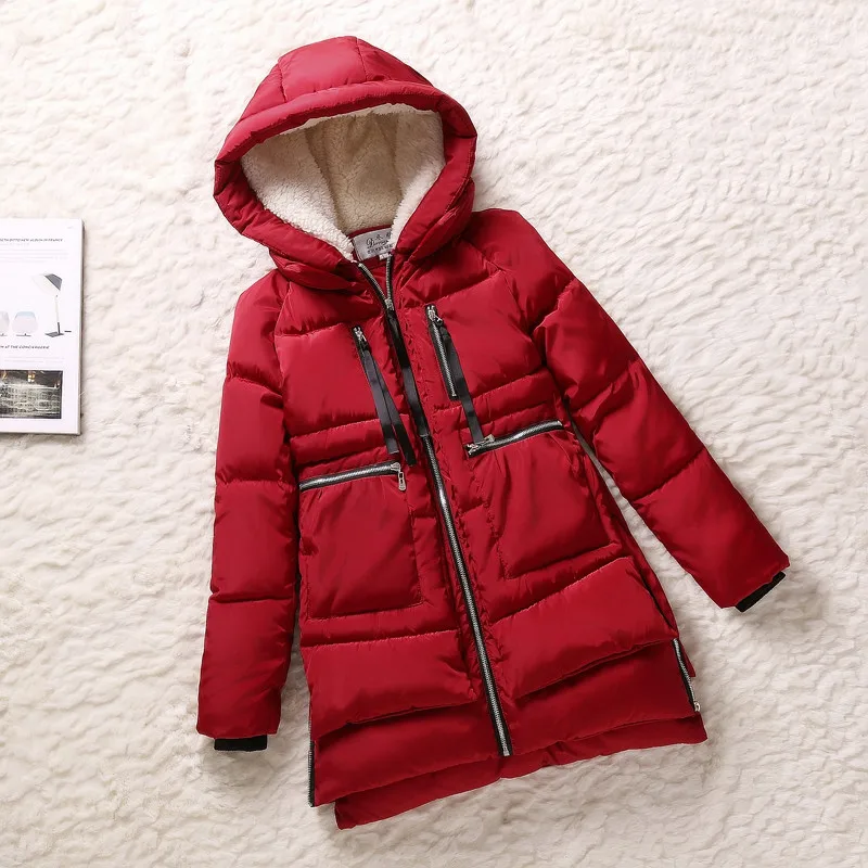 Winter Jacket Women Wadded Jacket Red Female Outerwear Plus Size Thickening Casual Cotton Wadded Coat Women Parkas F777
Winter Jacket Women Wadded Jacket Red Female Outerwear Plus Size Thickening Casual Cotton Wadded Coat Women Parkas F777