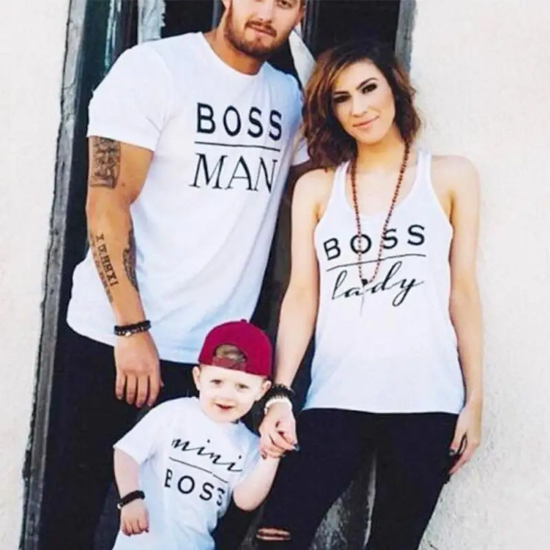 Family look Baby kids Parents Letter printing parent-child T-shirt clothes romper clothes short sleeve tops family costumes
Family look Baby kids Parents Letter printing parent-child T-shirt clothes romper clothes short sleeve tops family costumes