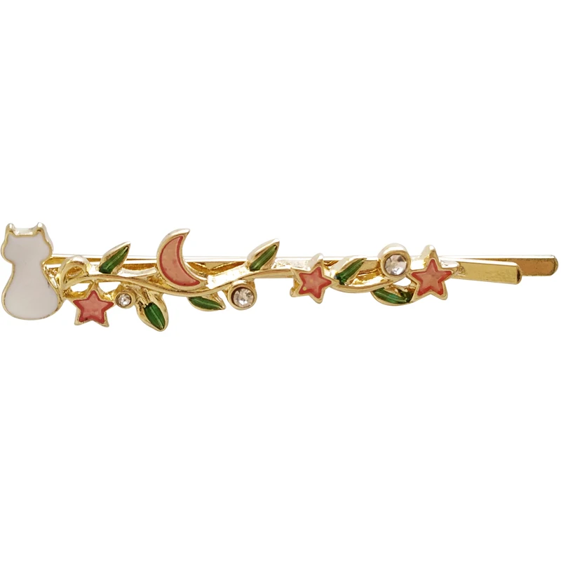 free shipping 10pcs/lot fashion jewelry metal enamel moon star branch leaf cat hair pin
free shipping 10pcs/lot fashion jewelry metal enamel moon star branch leaf cat hair pin