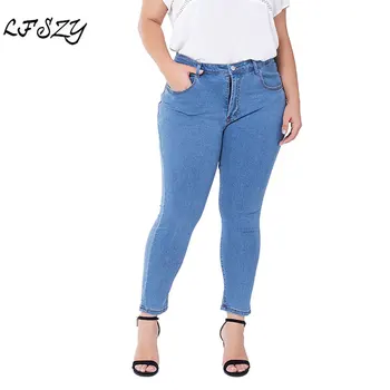 Women's Jeans 2019 Women's Large Size Stretch Jeans Fashion Street Blue Denim Pants More Size L-XXXL 4XL
Women's Jeans 2019 Women's Large Size Stretch Jeans Fashion Street Blue Denim Pants More Size L-XXXL 4XL