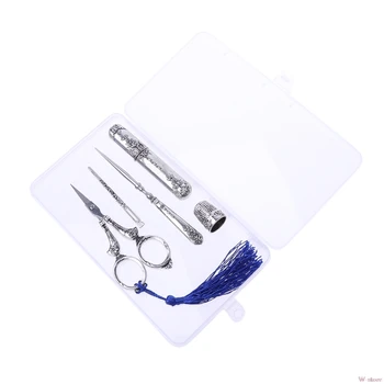 2018 1Set Vintage Embroidery Scissor Needle Case Sewing Thimble Awl Needlework Tools W-store Sep26_B
2018 1Set Vintage Embroidery Scissor Needle Case Sewing Thimble Awl Needlework Tools W-store Sep26_B