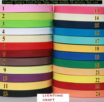 10 Meters/Lot Poly Cotton Candy Color Bias Binding /Bias Tape12MM Width For Sewing and DIY Craft Making
10 Meters/Lot Poly Cotton Candy Color Bias Binding /Bias Tape12MM Width For Sewing and DIY Craft Making