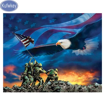 5d DIY Diamond Embroidery Americans Eagle and military diamond painting full square Rhinestone pictures of Mosaic office Decor
5d DIY Diamond Embroidery Americans Eagle and military diamond painting full square Rhinestone pictures of Mosaic office Decor