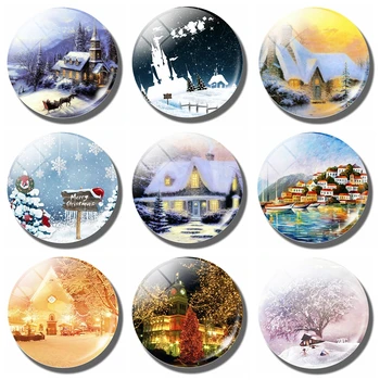 Beauty of The Snow 30 MM Fridge Magnet Christmas Xmas Glass Cabochon Magnetic Refrigerator Stickers Note Holder Home Decoration
Beauty of The Snow 30 MM Fridge Magnet Christmas Xmas Glass Cabochon Magnetic Refrigerator Stickers Note Holder Home Decoration