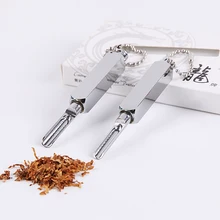 Chaveiro tabaco micro-tuning pá mini colher de metal medicina garrafa uso sniffer snorter rapé em pó fumar acessórios(China)