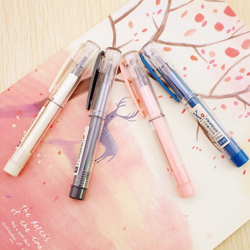 2 pcs/lot creative stationery solid color 0.5 mm gel pens mini pocket pens students office supplies blue ink
2 pcs/lot creative stationery solid color 0.5 mm gel pens mini pocket pens students office supplies blue ink