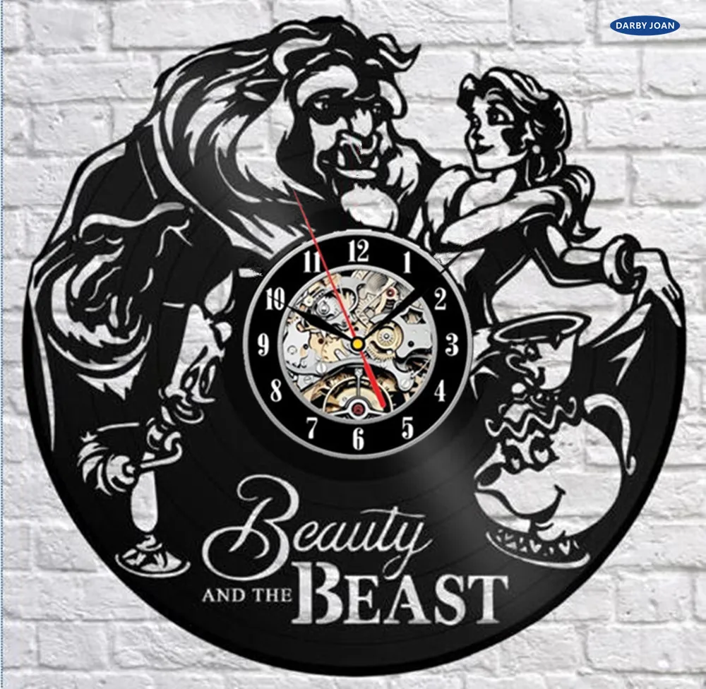 Beauty and the Beast Lovely Black Vinyl Record wall clock Gift duvar saati saat reloj large wall clock duvar saati horloge mura
Beauty and the Beast Lovely Black Vinyl Record wall clock Gift duvar saati saat reloj large wall clock duvar saati horloge mura