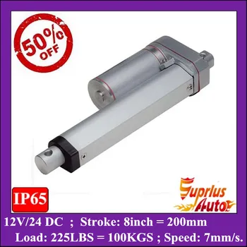 50% Discount ! Heavy Duty 200mm/8inch Stroke1000N/225 Pound Load Electric 8" DC 12v Linear Actuator Waterproof IP65
50% Discount ! Heavy Duty 200mm/8inch Stroke1000N/225 Pound Load Electric 8" DC 12v Linear Actuator Waterproof IP65