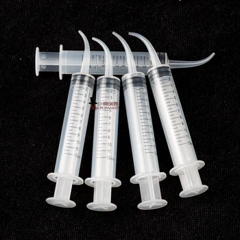 5 pieces/lot Disposable Elbow Syringe Irrigation Syringe Curved Tip Dental Impression Syringes 12ml Conveyor
5 pieces/lot Disposable Elbow Syringe Irrigation Syringe Curved Tip Dental Impression Syringes 12ml Conveyor