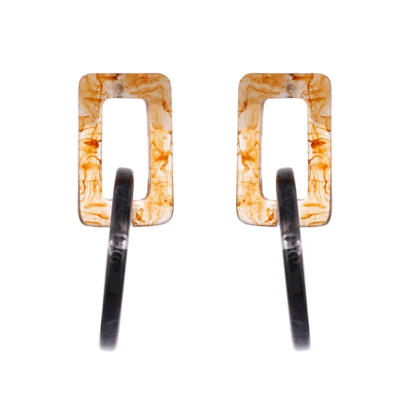 New Tortoiseshell Earrings Trendy Dangle Earrings for Women Red Transparent Earrings Geometric Red Superimposed Earring Fashion
New Tortoiseshell Earrings Trendy Dangle Earrings for Women Red Transparent Earrings Geometric Red Superimposed Earring Fashion