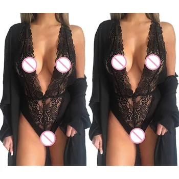 Women Sexy Underwear Babydoll Nightgown Black Nightdress Chemise Deep V Neck Lace Lingerie Sleepwear Dress
Women Sexy Underwear Babydoll Nightgown Black Nightdress Chemise Deep V Neck Lace Lingerie Sleepwear Dress