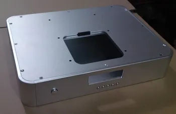 B-019 CNC All Aluminum Cabinet Chassis Case Box for DIY Audio Power Amplifier 430mm*80mm*330mm 430*80*330mm
B-019 CNC All Aluminum Cabinet Chassis Case Box for DIY Audio Power Amplifier 430mm*80mm*330mm 430*80*330mm