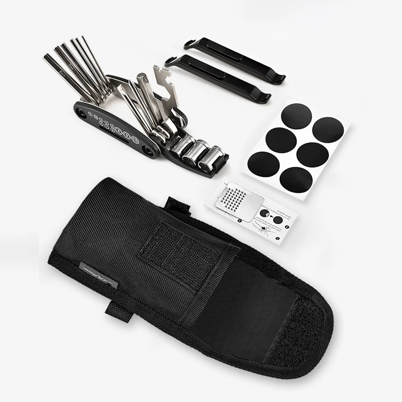 Sahoo 21047 Multi-Function 16-in-1 Cycling Bike Bicycle Repair Tool Kit Set With Wedge Pack Saddle Bag Type Lever Metal Rasp
Sahoo 21047 Multi-Function 16-in-1 Cycling Bike Bicycle Repair Tool Kit Set With Wedge Pack Saddle Bag Type Lever Metal Rasp