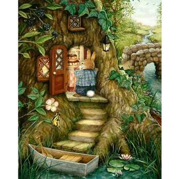 GLymg Embroidery Handicrafts Bright Rhinestones Diy Diamond Embroidery Tree House 5D Diamond Painting Wall Arts Decor
GLymg Embroidery Handicrafts Bright Rhinestones Diy Diamond Embroidery Tree House 5D Diamond Painting Wall Arts Decor