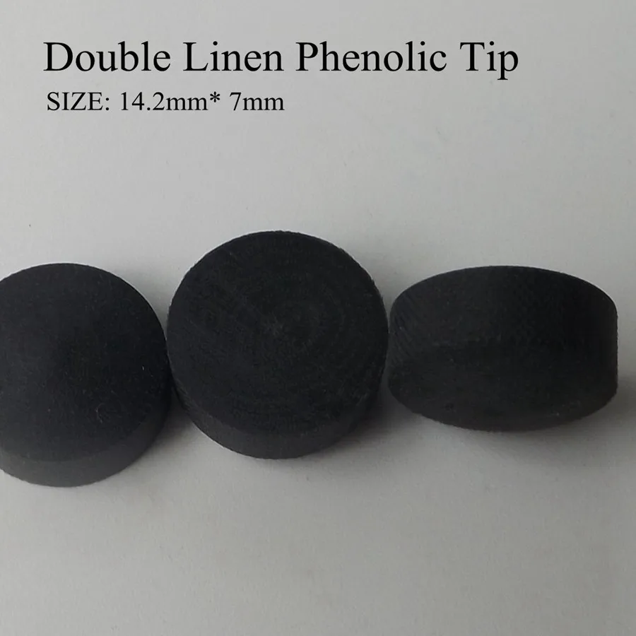 Double Linen Phenolic Tip USA Original Black tips for Pool billiards 3pcs/lot
Double Linen Phenolic Tip USA Original Black tips for Pool billiards 3pcs/lot