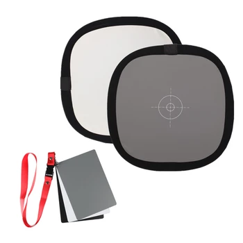 12'' Inch 30CM 18% 2in1 camera Grey Card Reflector White Balance Double Face Focusing Board + Carry Bag for Canon Nikon sony
12'' Inch 30CM 18% 2in1 camera Grey Card Reflector White Balance Double Face Focusing Board + Carry Bag for Canon Nikon sony