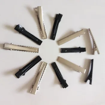 50pcs/lot 41-55mm Silver/Black Single Prong Metal Alligator Hair Clips Hairpins Barrette For Bows DIY Hairpins Accessories
50pcs/lot 41-55mm Silver/Black Single Prong Metal Alligator Hair Clips Hairpins Barrette For Bows DIY Hairpins Accessories