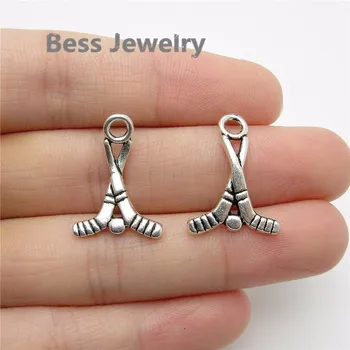 50pcs(23*17mm) Mix Tibetan Silver Hockey sports Charm fit for pandora style Bracelets Necklace Pendant DIY Metal Jewelry Making
50pcs(23*17mm) Mix Tibetan Silver Hockey sports Charm fit for pandora style Bracelets Necklace Pendant DIY Metal Jewelry Making
